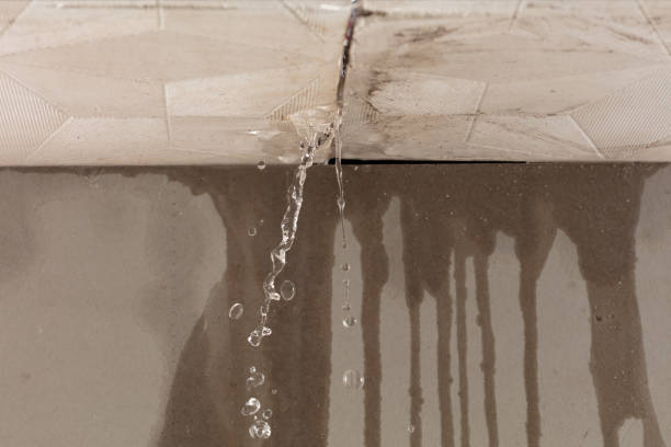 Professional Flood Damage Cleanup technician working in Mooreland, IN